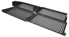 19” Vented Rack Shelf Tray Flight Case Mountable - Choice of Size